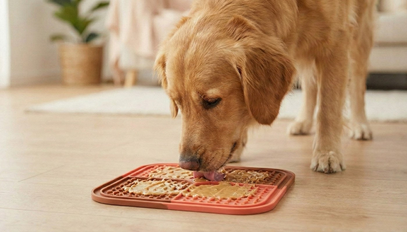 Gamelles Anti-Glouton & Tapis de Léchage